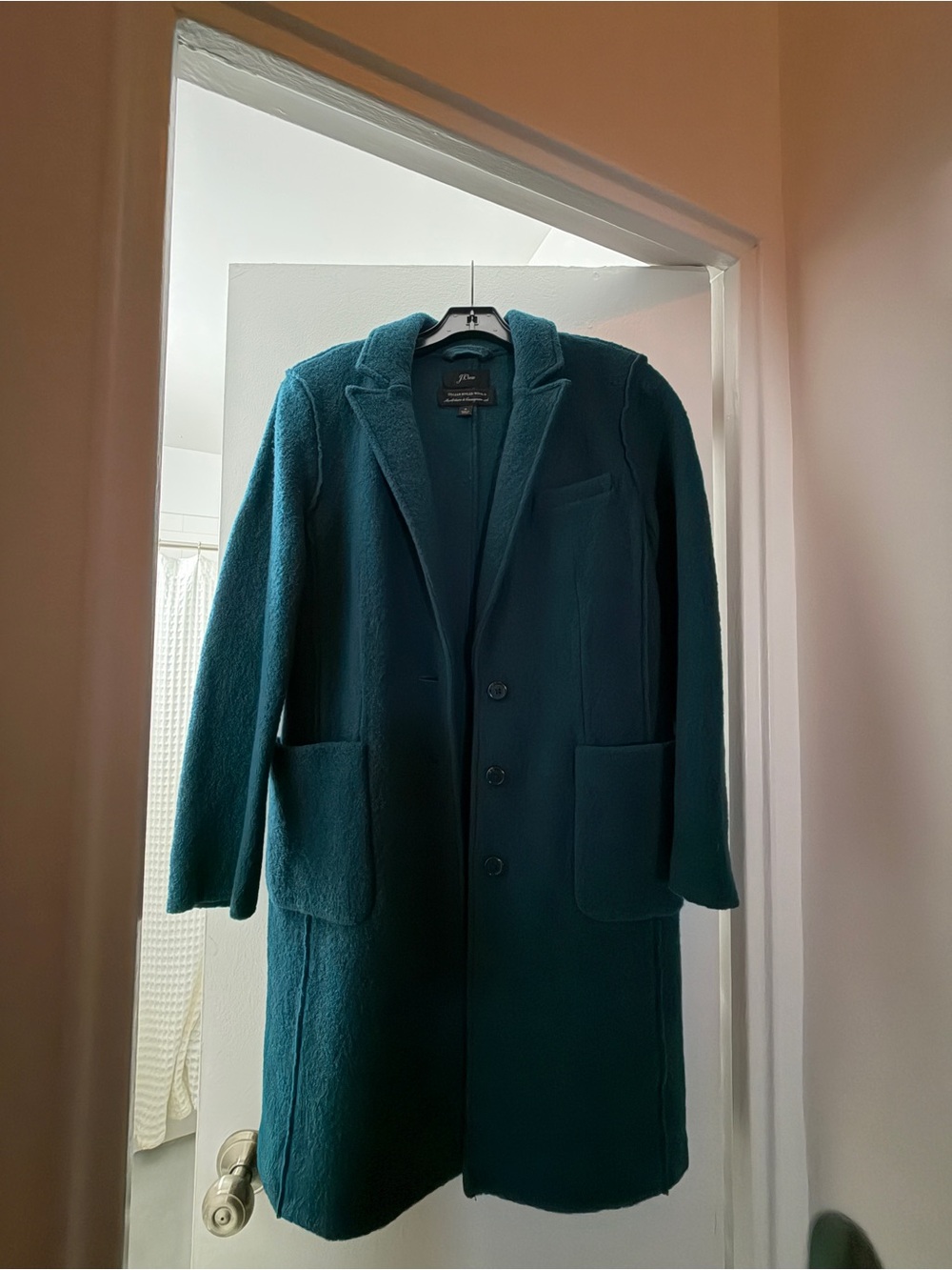 J Crew Boiled Wool Ava Coat Sz 4